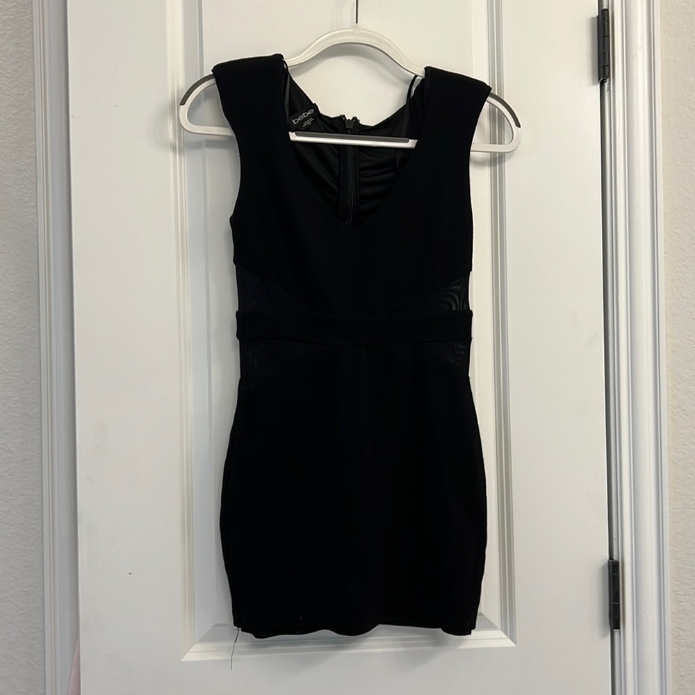 Bebe mini black dress